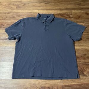Arrow Polo Shirt Blue Short Sleeve Pocket Cotton Collared Men's Size Large